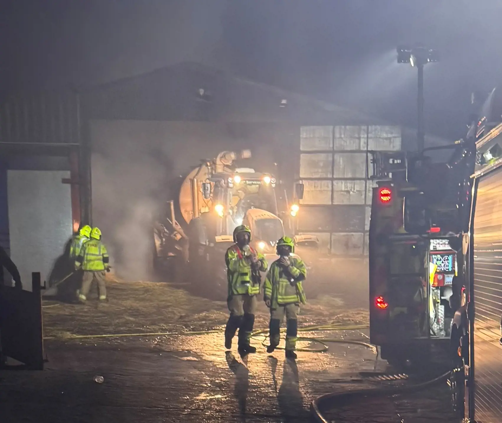 Brecon Barn Fire 01
