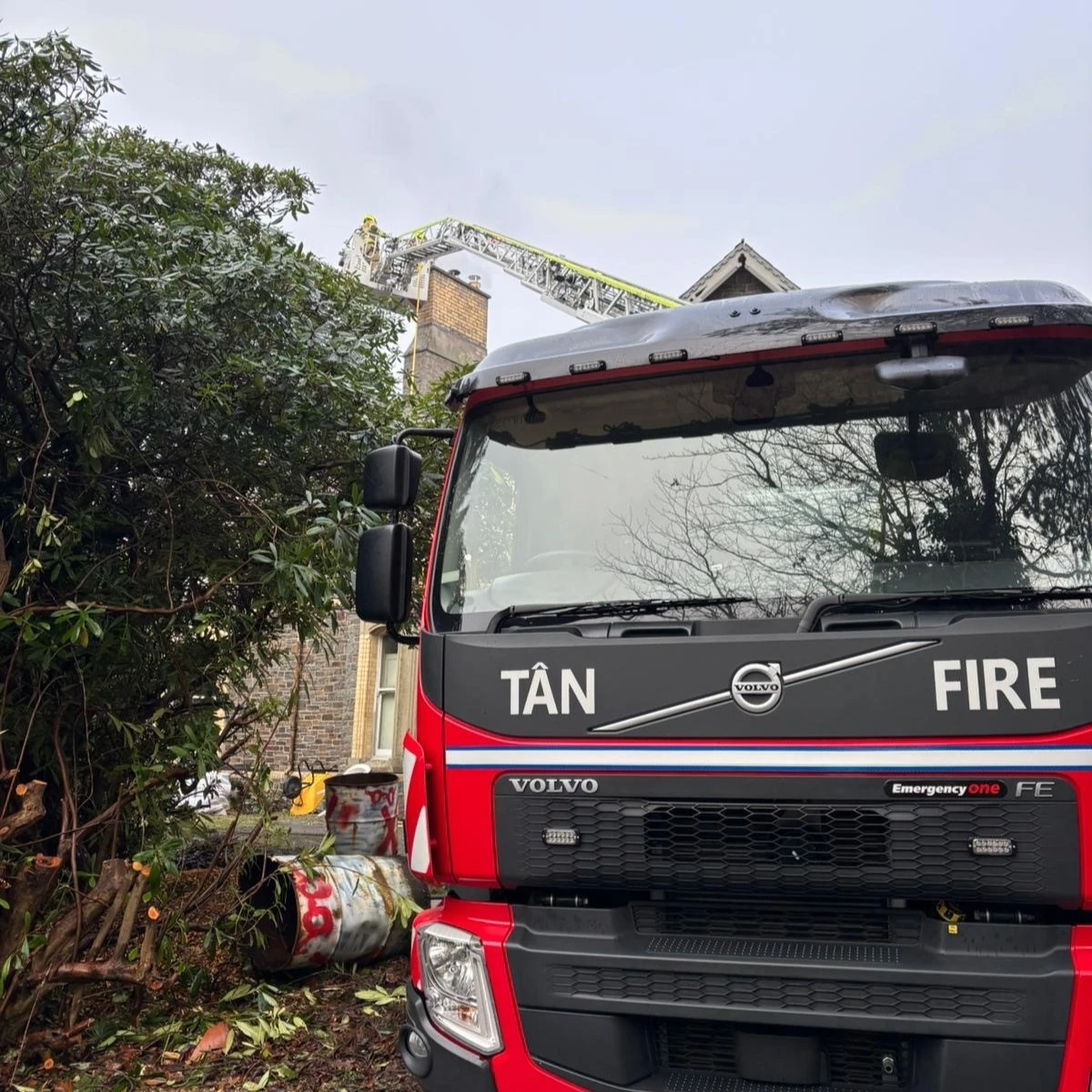 Aberystwyth Chimney Fire 01