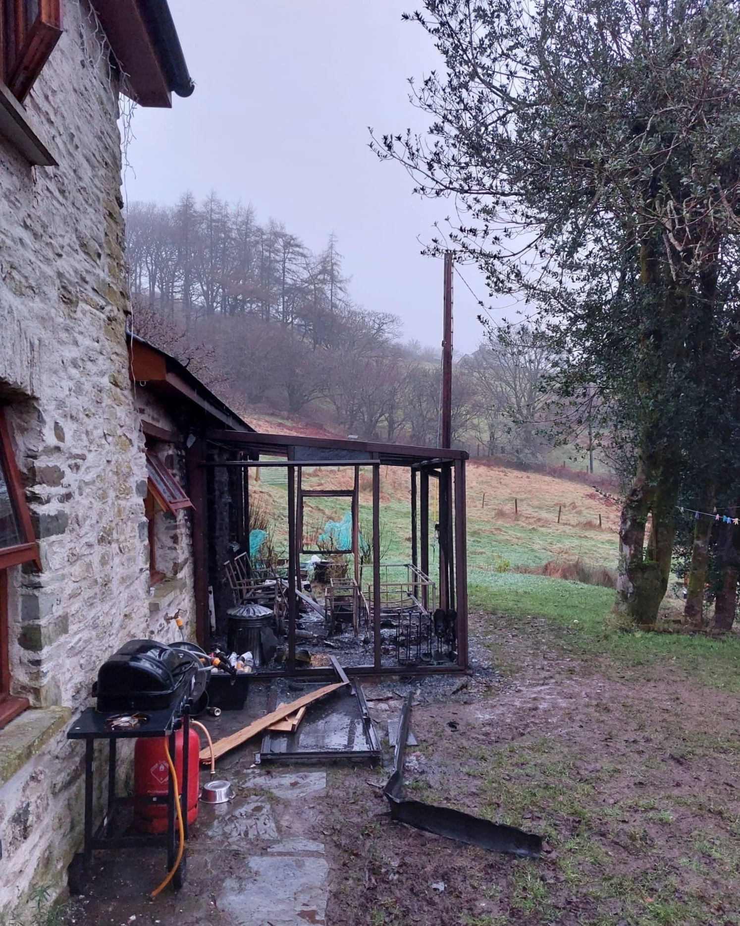 Ystumtuen Property Fire 02