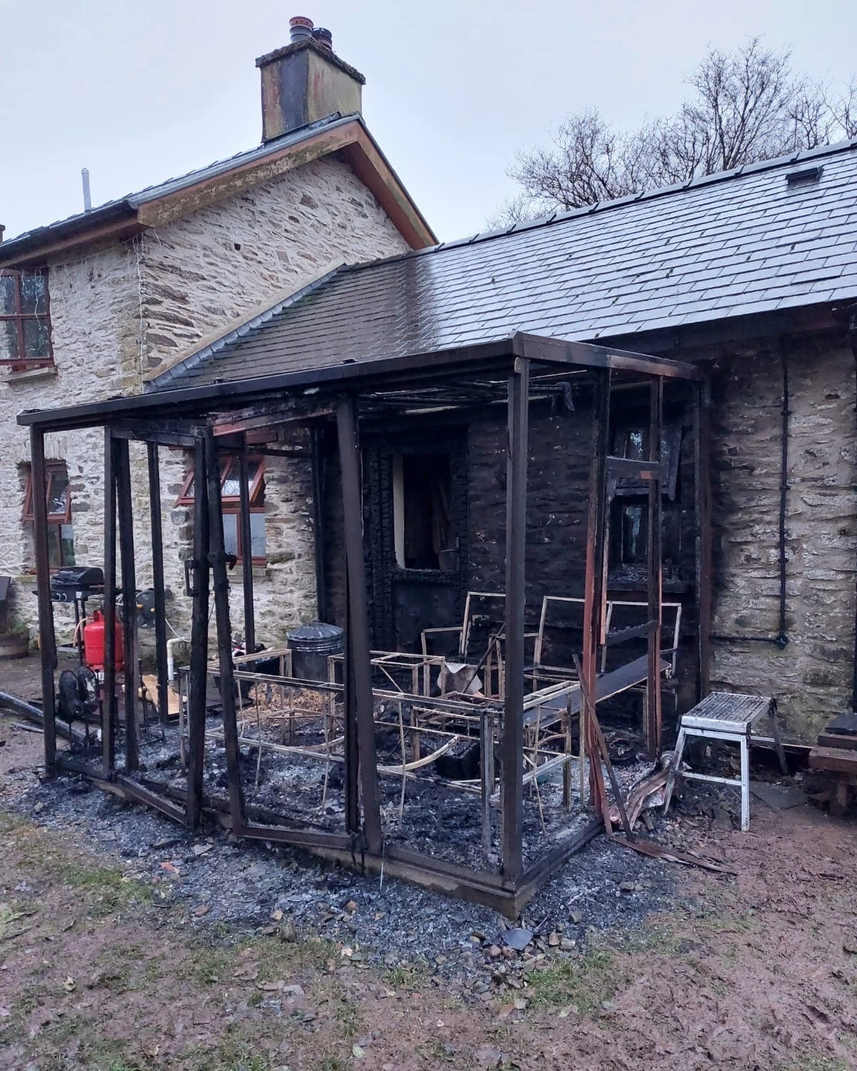 Ystumtuen Property Fire 01