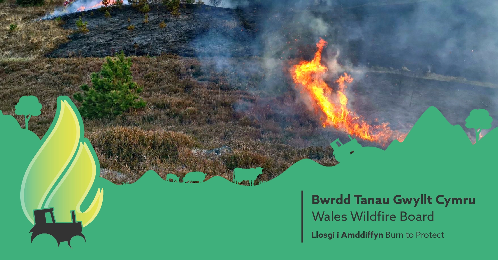 Burn To Protect Headers Heather And Grass Burning