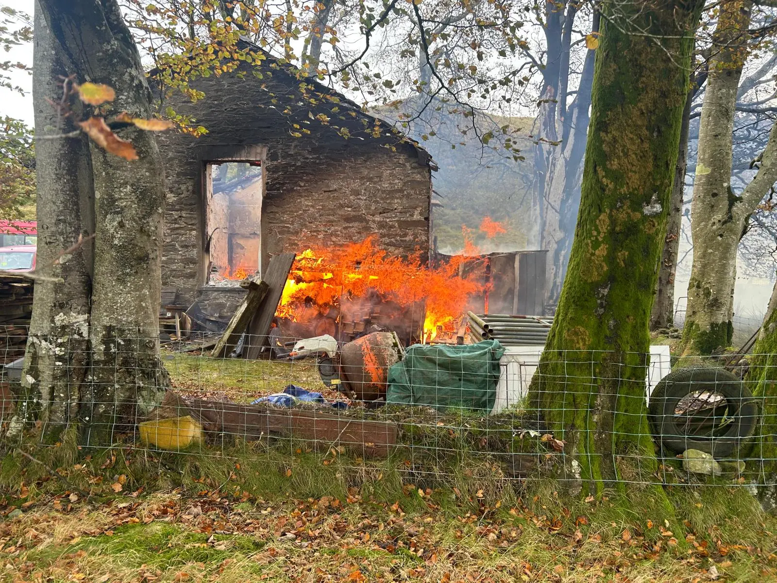 Ysbyty Ystwyth Property Fire 02