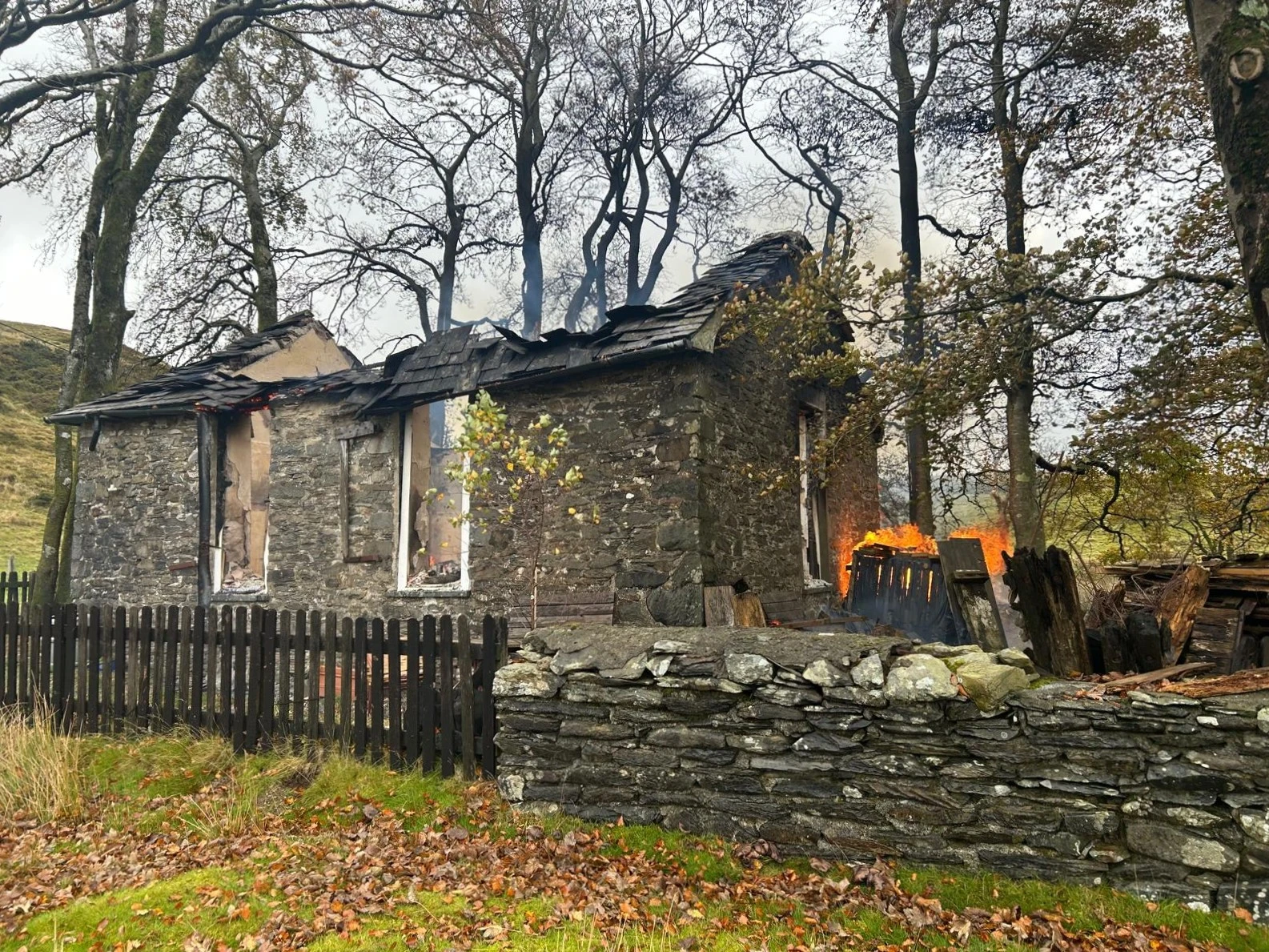 Ysbyty Ystwyth Property Fire 01