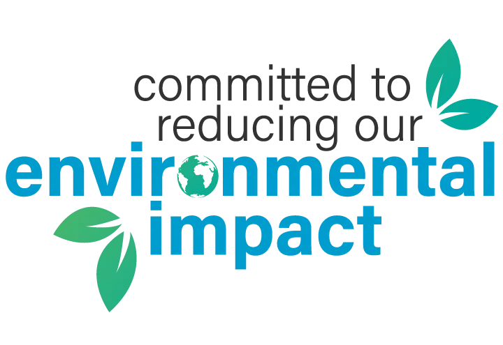 Committed to reducing our environmental impact.