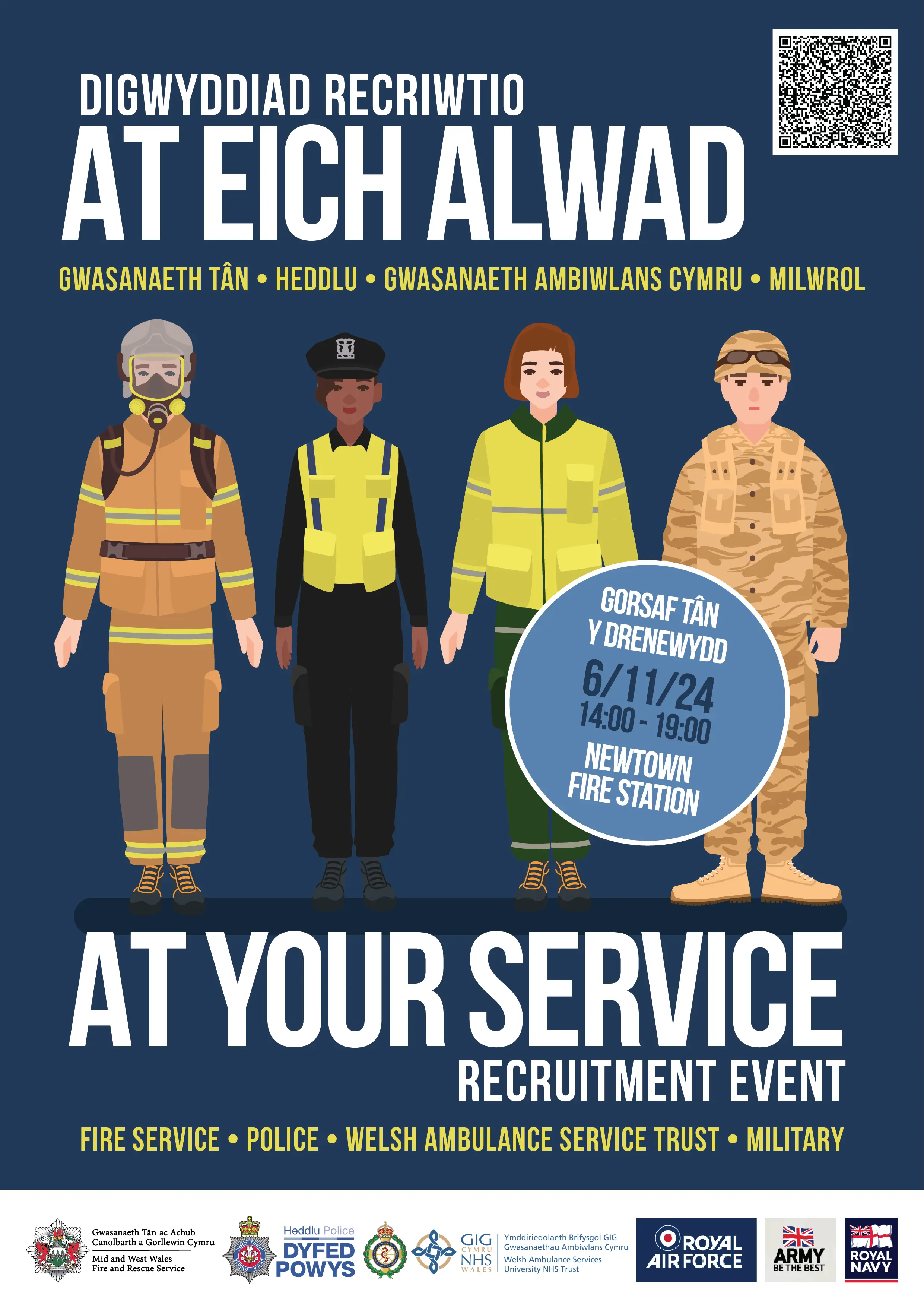 JR1853 At Your Service Recruitment Day Poster 01